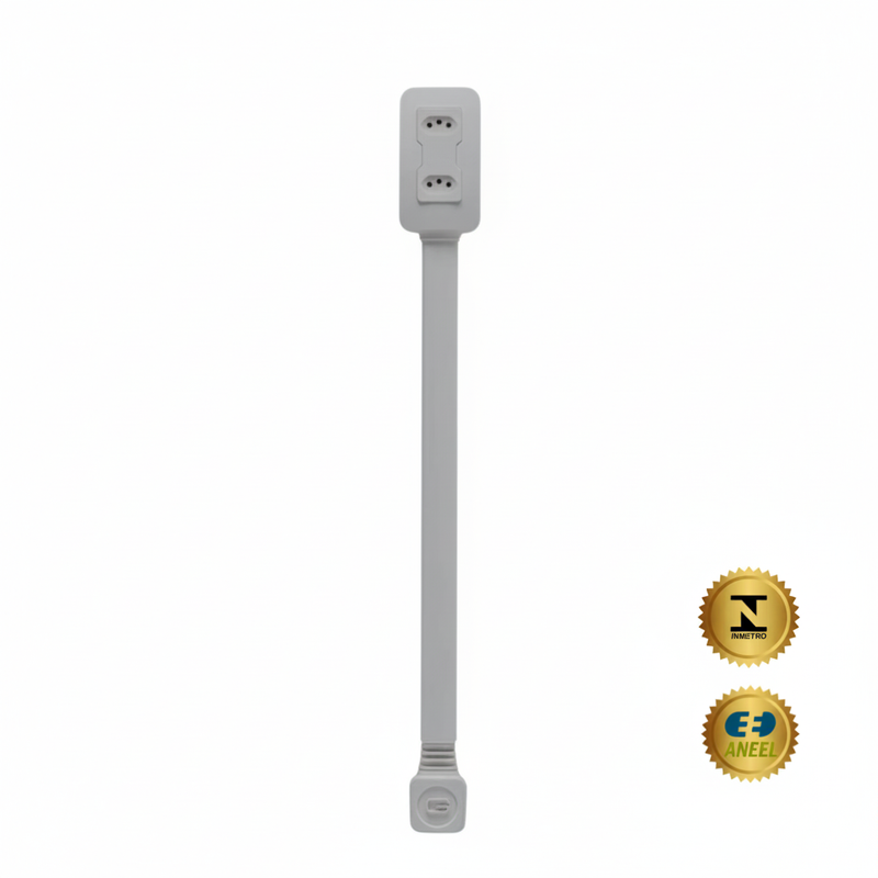 Extensor de Tomada Bivolt com USB + Tipo-C e Suporte para Celular 3m